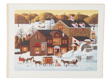 CHARLES WYSOCKI COLOR LITHOGRAPH WITH COA