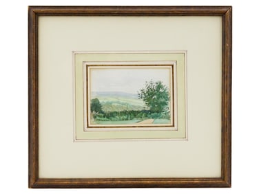 LANDSCAPE PAINTING WALTER DELAPLAINE SCULL CROWBOROUGH