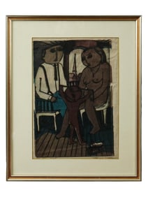 MAXIL BALLINGER AMERICAN LIMITED EDITION WOODCUT