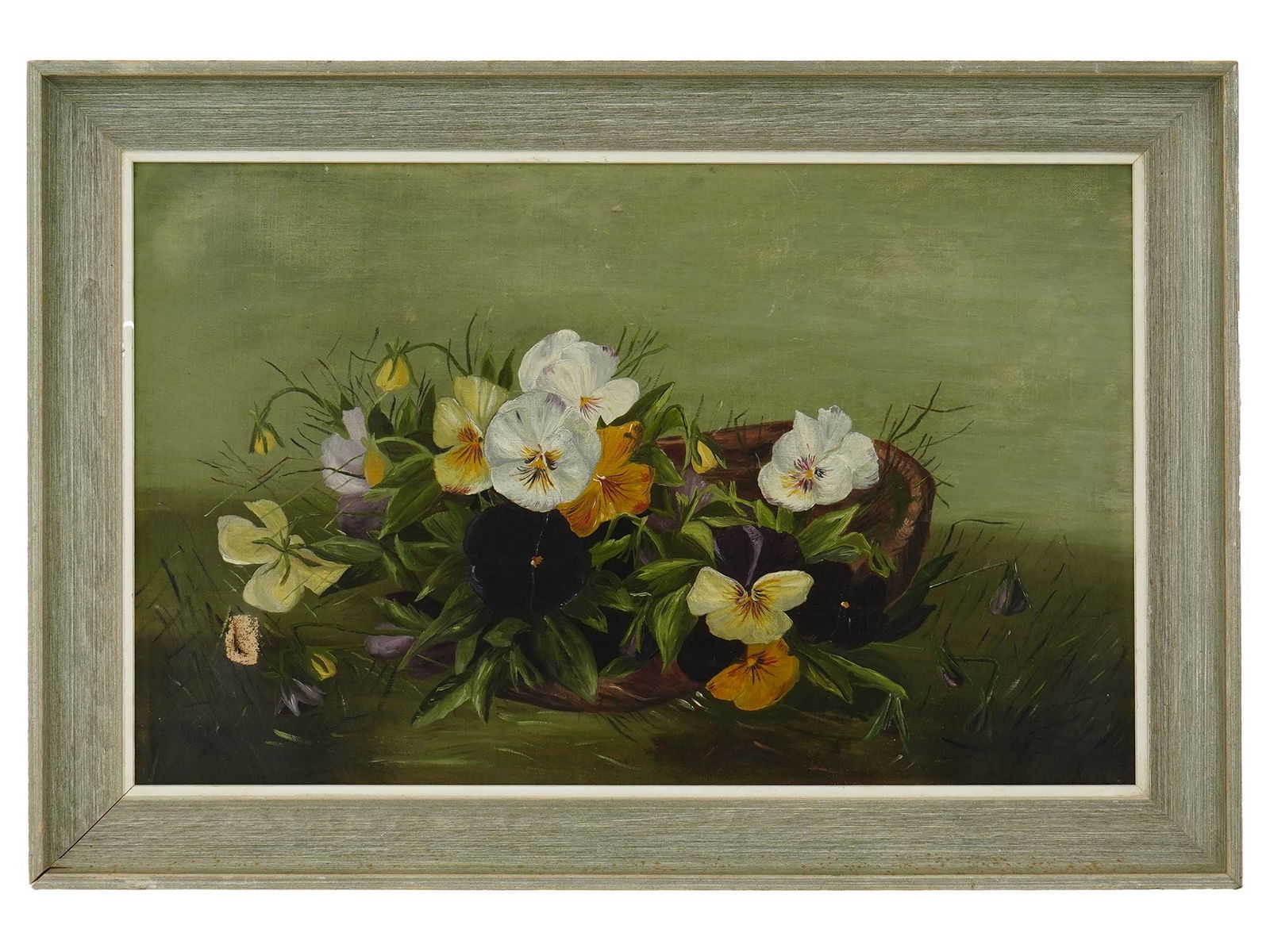 ANTIQUE STILL LIFE OIL PAINTING SIGNED 1891 (1 of 6)