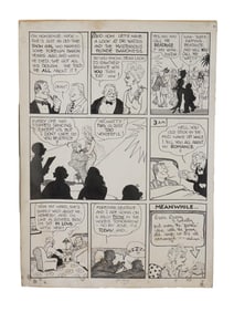 GUS MAGER AMERICAN COMIC ORIGINAL ART ILLUSTRATION
