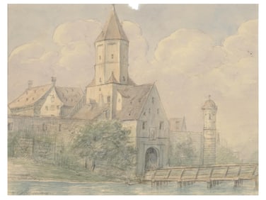 19TH CENTURY GERMAN PAINTING BY GERHARD SIPMANN