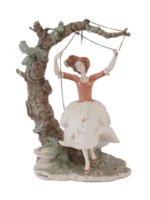 VINTAGE COMPOSITE FIGURINE AFTER GIUSEPPE ARMANI