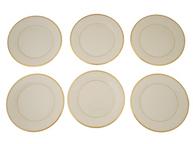AMERICAN PORCELAIN SERVING PLATES SET BY LENOX