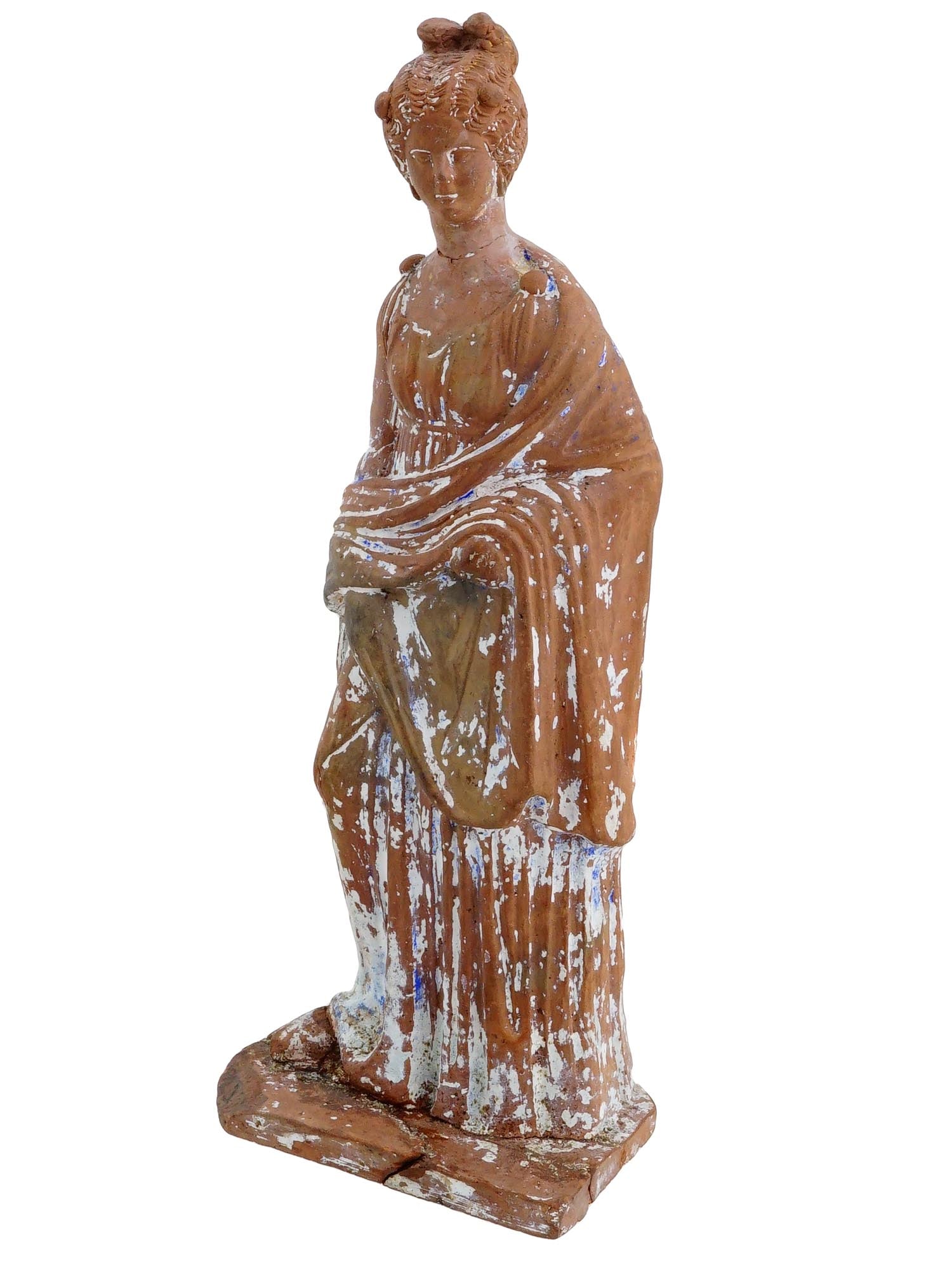 300 BC HELLENISTIC PERIOD TERRACOTTA POTTERY FIGURE (1 of 10)