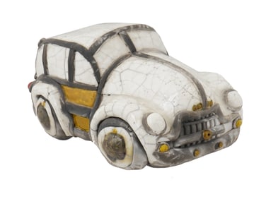 DESIGNER CERAMIC SCULPTURE OF DODGE WAYFARER