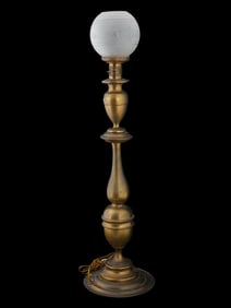 ANTIQUE CANADIAN CH BINKS BRONZE TABLE LAMP