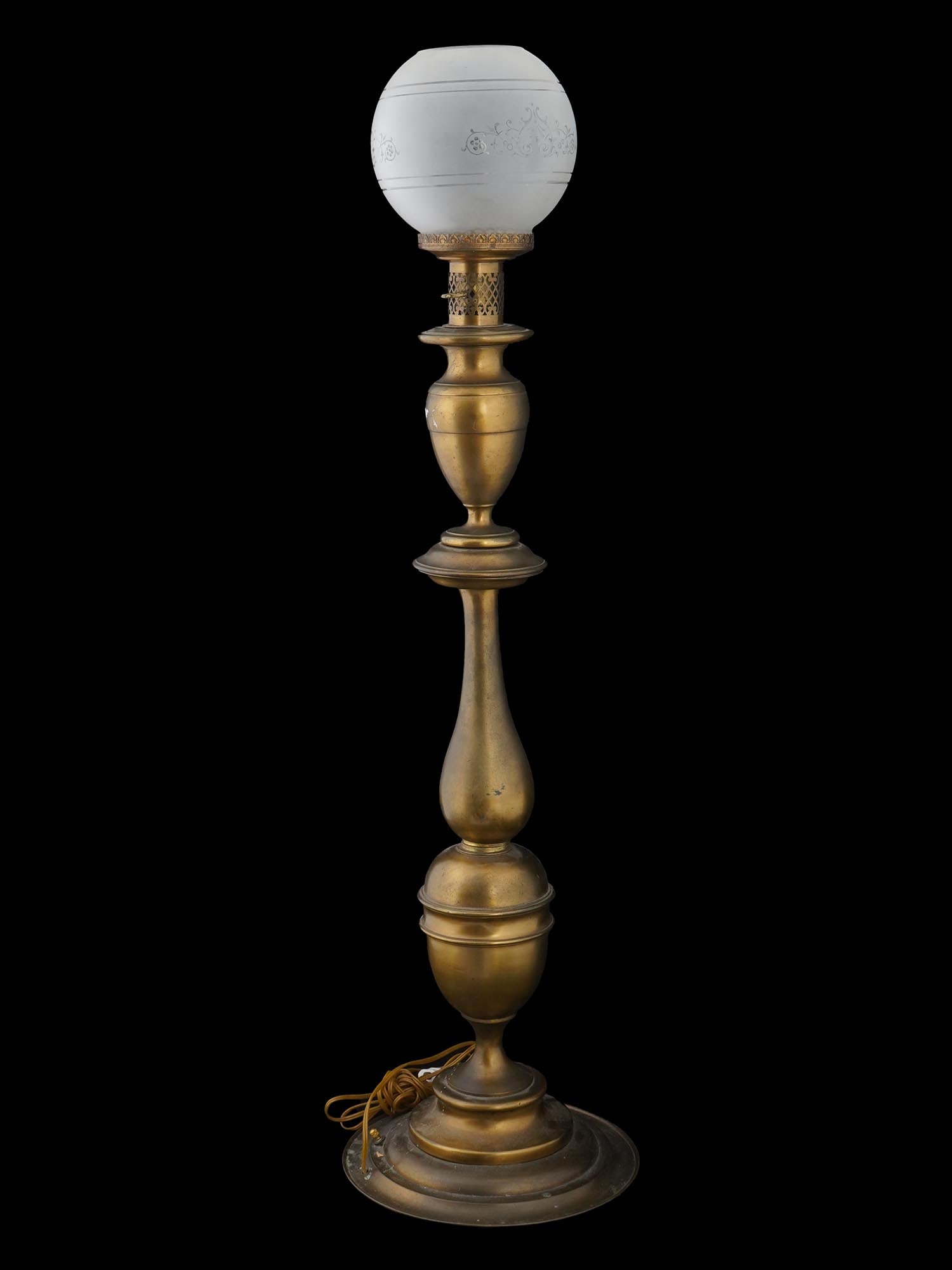 ANTIQUE CANADIAN CH BINKS BRONZE TABLE LAMP (1 of 16)