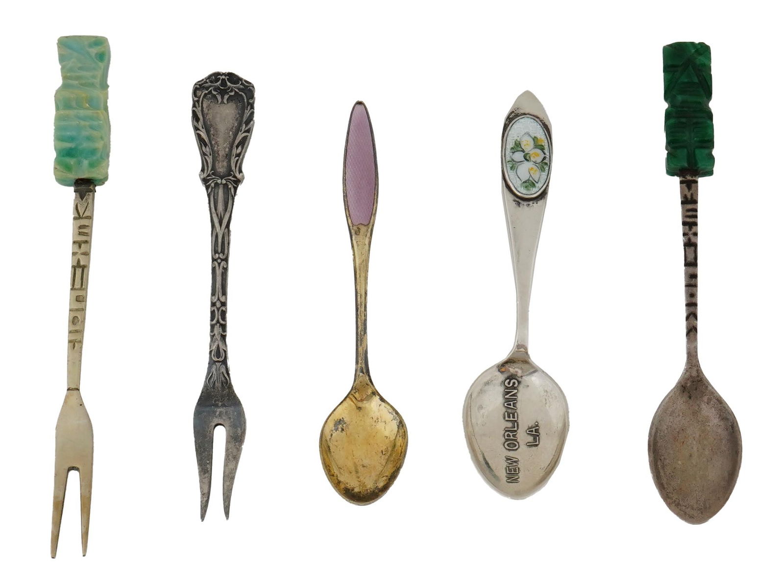 STERLING SILVER FORKS AND SPOONS CUTLERY SET (1 of 4)