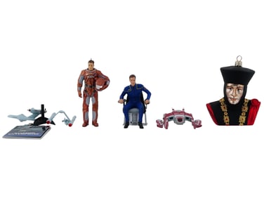 GROUP OF HALLMARK KEEPSAKE STAR TREK ORNAMENTS