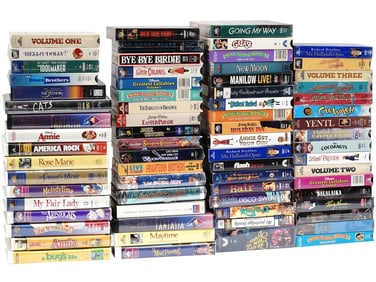 VINTAGE HOLLYWOOD MUSICALS VHS VIDEO TAPES