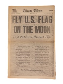 CHICAGO TRIBUNE ISSUES FROM CIVIL WAR TO APOLLO 11