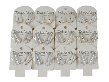 VINTAGE FRENCH DOLCE VITA COSTUME JEWELRY EARRINGS