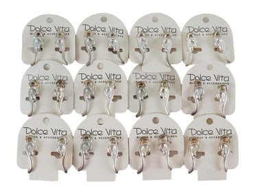 VINTAGE FRENCH DOLCE VITA COSTUME JEWELRY EARRINGS