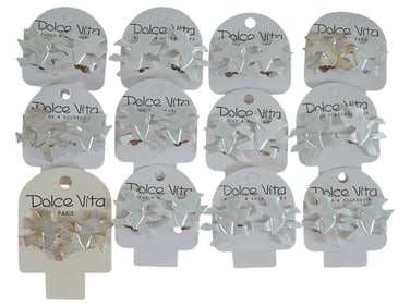 LOT OF FRENCH DOLCE VITA CLIP ON EARRINGS
