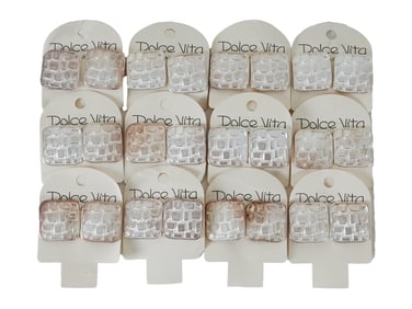 VINTAGE FRENCH DOLCE VITA CLIP ON EARRINGS