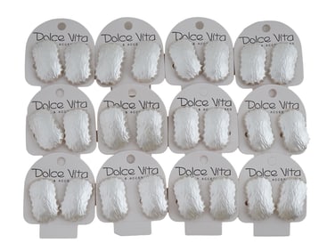 VINTAGE FRENCH DOLCE VITA CLIP ON EARRINGS