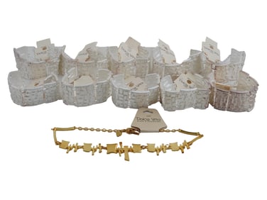 VINTAGE FRENCH DOLCE VITA 11 COSTUME JEWELRY SET