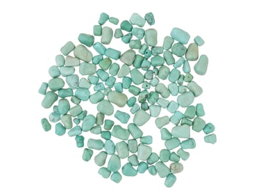 COLLECTION OF TURQUOISE BEADS FOR NECKLACE