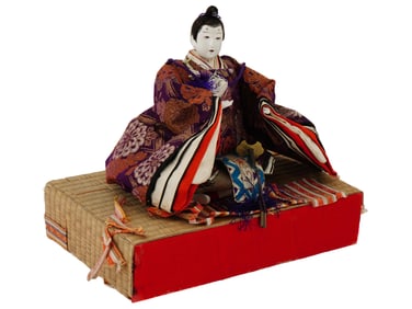 ANTIQUE JAPANESE TAISHO PERIOD HINAMATSURI DOLL