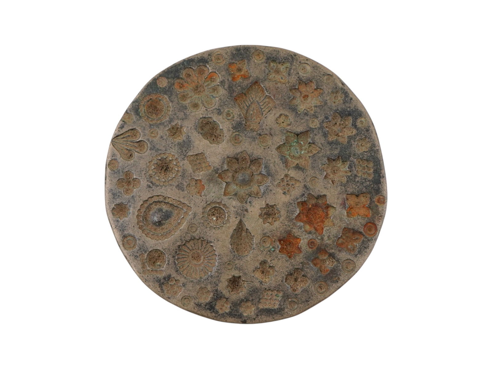 ANCIENT ROMAN BRONZE STAMP DYE JEWELRY TOOL MOLD (1 of 3)