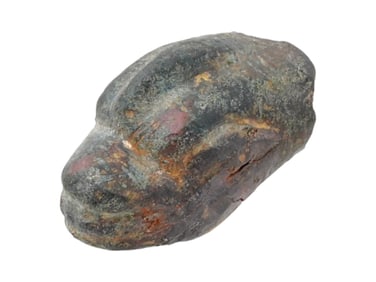 ANCIENT ROMAN SERPENT HEAD BRONZE LADLE FRAGMENT