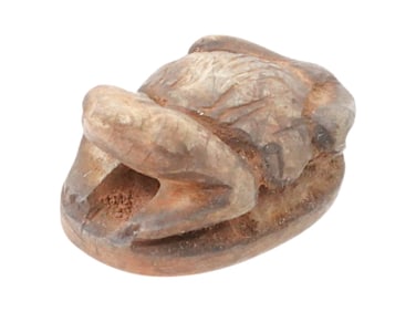 305 TO 30 BC ANCIENT EGYPTIAN CARVED LIME FROG SEAL