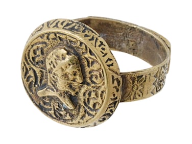 ANCIENT ROMAN EMPIRE BRONZE SIGNET RING