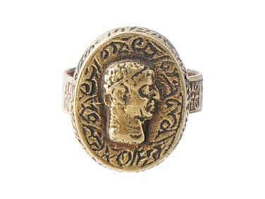 ANCIENT ROMAN EMPIRE BRONZE SIGNET RING