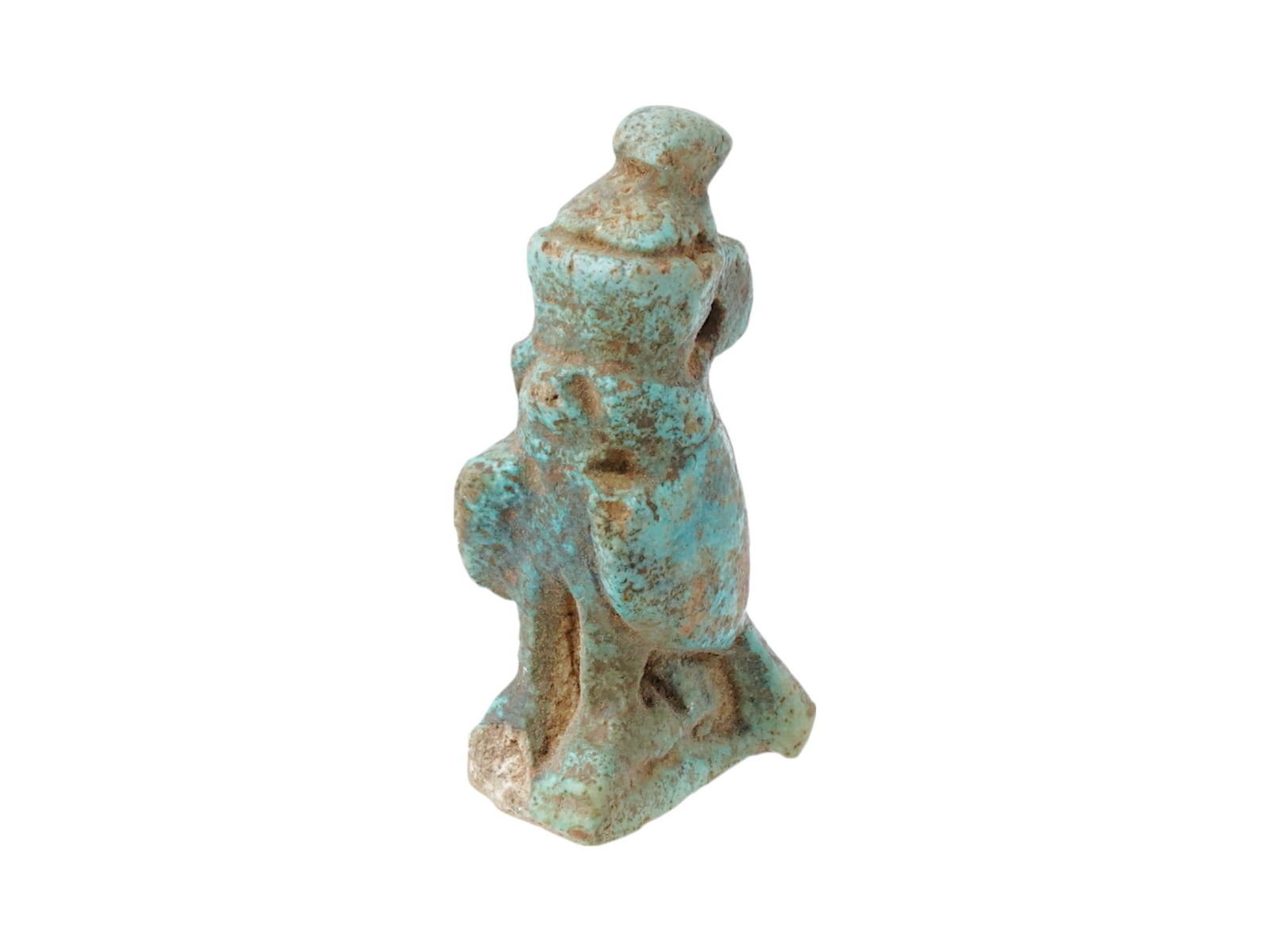ANCIENT EGYPTIAN HORUS FAIENCE AMULET PENDANT (1 of 6)