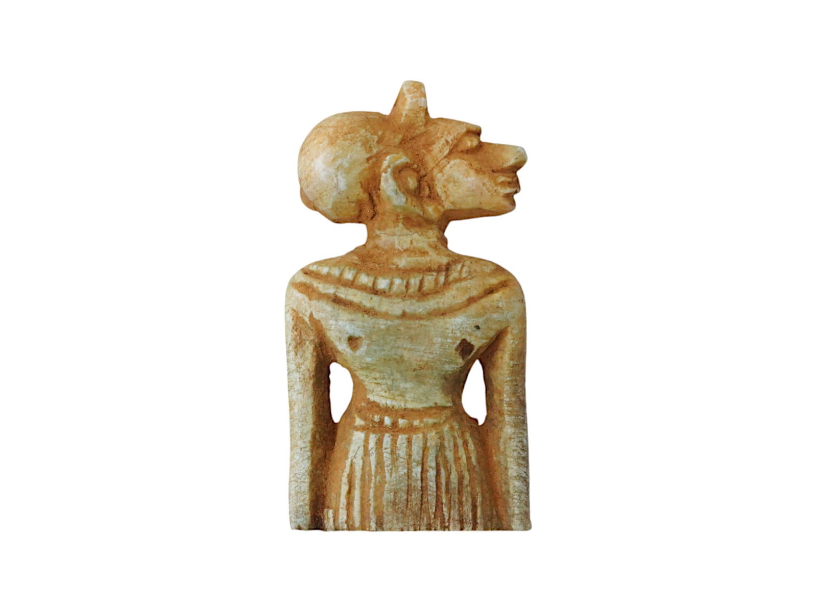 ANCIENT EGYPTIAN PTOLEMAIC PERIOD LIMESTONE PENDANT (1 of 4)