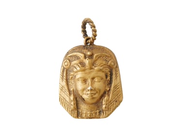 1900 AD ANTIQUE EGYPTIAN PHARAON PORTRAIT PENDANT