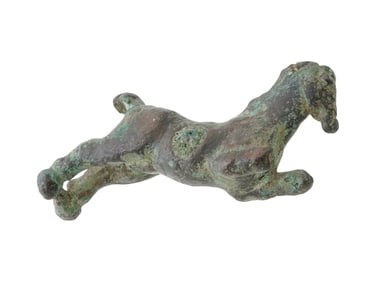 ANCIENT ROMAN EMPIRE BRONZE SCULPTURE OF A HORSE