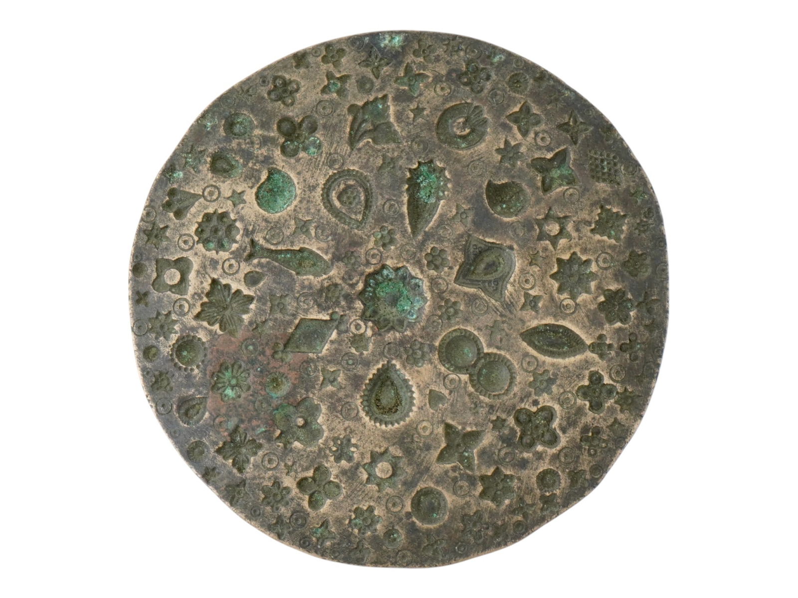 ANCIENT ROMAN BRONZE STAMP DYE JEWELRY TOOL MOLD (1 of 3)