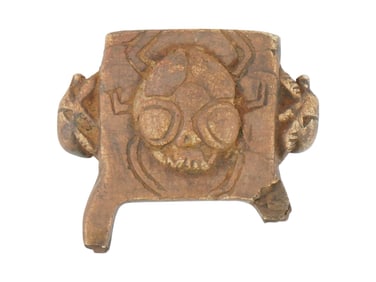 663 TO 525 BC ANCIENT EGYPTIAN STONE PLAQUE W SCARABS