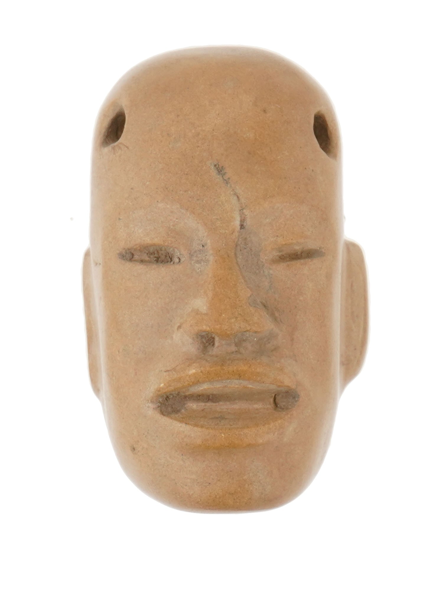 ANCIENT PRE COLUMBIAN TEOTIHUACAN STONE MASK (1 of 6)