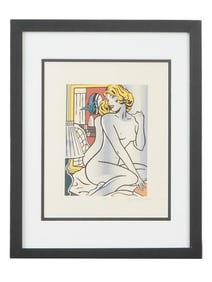 AMERICAN LITHOGRAPH BY ROY LICHTENSTEIN SIGNED