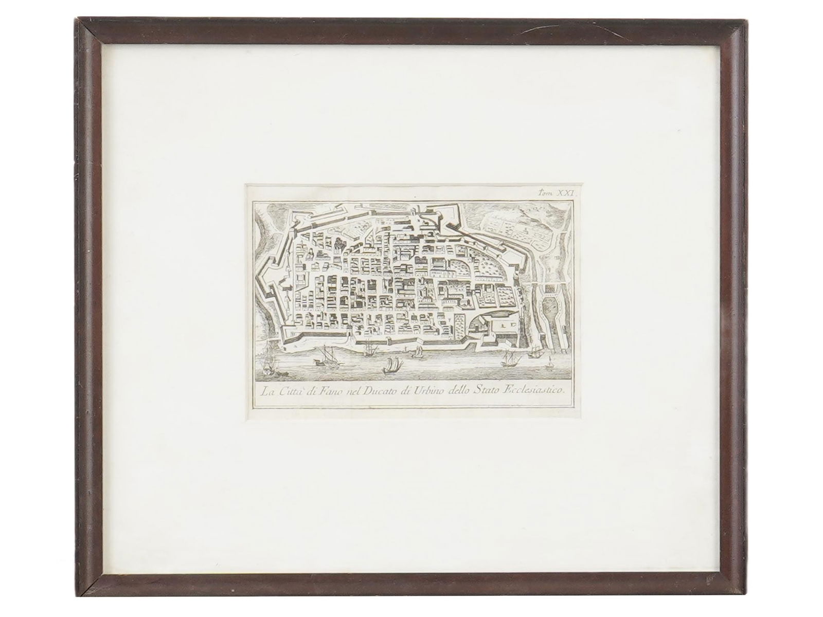 ANTIQUE 17TH C ITALIAN MAP ENGRAVING BY SALMON THOMAS (1 of 5)