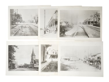 LOT OF SIX AMERICAN BW PHOTOS OF SHEEPSHEAD BAY