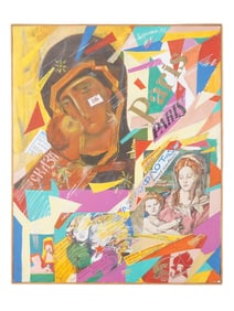 RUSSIAN FRENCH OIL PAINTING BY ALLA SAPOJNIKOVA