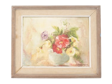 SWEDEN STIULL LIFE OIL PAINTING SIGNED OLLE HJORTZBERG