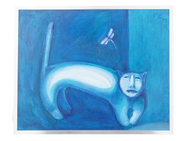 OLEG TSELKOV MANNER NON CONFORMIST ART OIL PAINTING