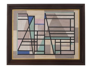 ATTR ILYA BOLOTOWSKY RUSSIAN AMERICAN OIL PAINTING