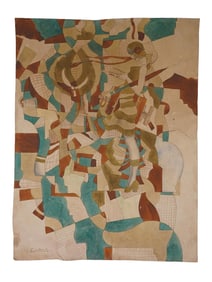 ERNESTO GARCIA CABRAL MEXICAN PAINTING FEMALE FIGURE