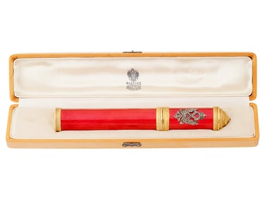 RUSSIAN SILVER ENAMEL CIGAR CASE DIAMONDS AND GEMSTONES