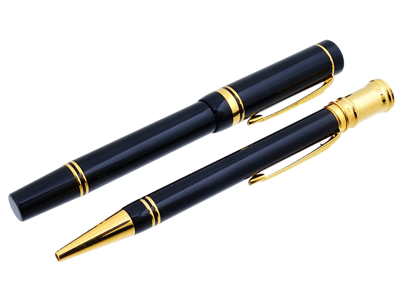 LOT OF 2 PARKER PEN AND 18K GOLD FOUNTAIN PEN (1 of 15)