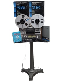 SONY TC-758 CLOSED LOOP TAPE DECK AND ACCESSORIES