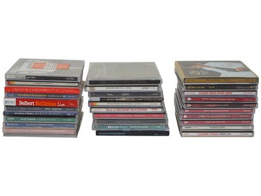COLLECTION OF 33 VINTAGE CD MUSIC RECORDS MULTIPLE STYLES