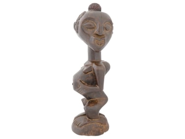 CENTRAL AFRICAN SONGWE CARVED WOOD FETISH SCULPTURE