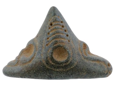 SMALL PRE COLUMBIAN TAINO ZEMI CARVED STONE FIGURINE